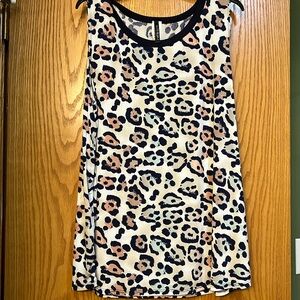 Glitzy Girlz animal print tank